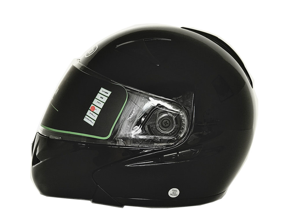 CASCO GALARDI DOT 803 NEGRO BRILLANTE XXL