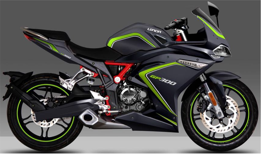 Moto Loncin LX300-GS Negro 2024